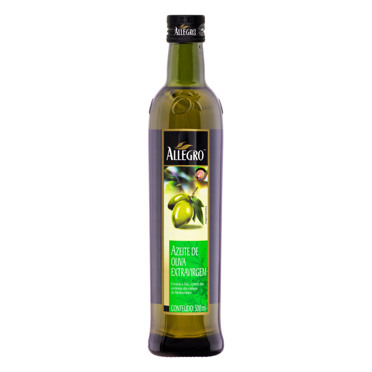 Azeite de Oliva Tunísia Extra Virgem Allegro Acidez 0,5% Vidro