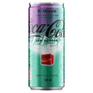 Refrigerante Coca-Cola K-Wave Fruity Fantasy S/ Açúcar Lata 310ml