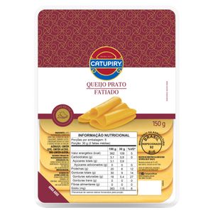 Queijo Prato Catupiry Fatiado 150g