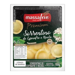 Sorrentino Massa Leve Ricota e Espinafre 250g