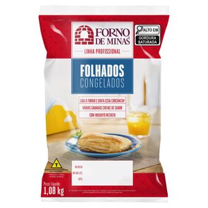 Folhado Forno de Minas Frango Congelado 120g com 9 unid
