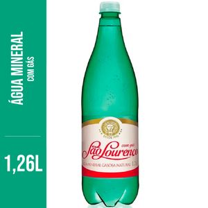 Água Mineral São Lourenço com Gás 1.26 Litros