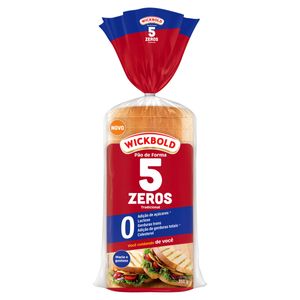 Pão de Forma Wickbold 5 Zeros Zero Lactose Tradicional 350g