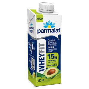 Bebida Láctea UHT Parmalat Wheyfit 15g Proteínas do Leite Zero Lactose Zero Açúcar Abacate 250ml