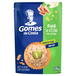 Pate de Atum Gomes da Costa Azeitonas Sachê 170g