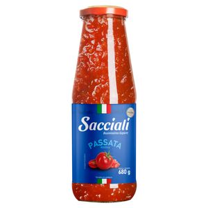 Passata de Tomate Sacciali Rústica Vidros 680g