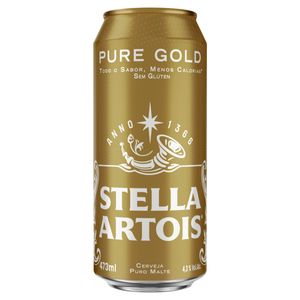 Cerveja Stella Artois Pure Gold Lata 473ml