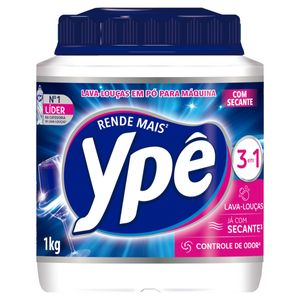 Detergente Pó Ypê com Secante para Máquina Pote 1Kg