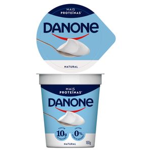 Iogurte Semidesnatado Danone Zero Lactose Natural Copo 160g