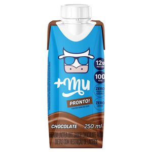 Bebida Láctea +Mu c/ Whey s/ Açúcar s/ Lactose Chocolate 250ml