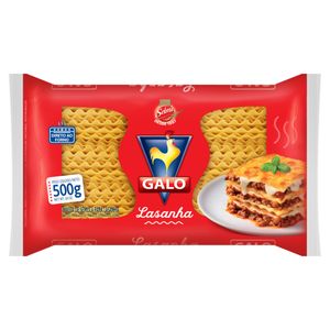 Massa de Sêmola para Lasanha Galo 500g