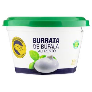 Queijo Burrata de Búfala Búfalo Dourado ao Pesto 120g