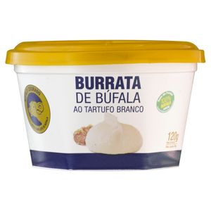 Queijo Burrata de Búfala Búfalo Dourado ao Tartufo Branco 120g