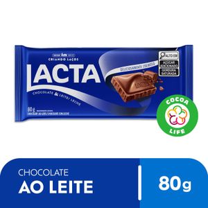 Chocolate Lacta Ao Leite 80g