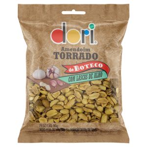 Amendoim Torrado Dori de Boteco c/ Lascas de Alho 90g