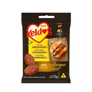 Bifinho p/ Cães Keldog Gourmet Angus Mini Burguer Costela 55g