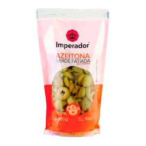 Azeitona Verde Imperador Fatiada Pouch 160g