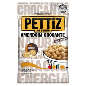 Amendoim Crocante Pettiz Natural ao Forno 120g