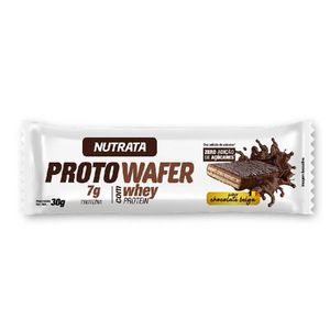 Barra de Proteína Wafer Nutrata Chocolate Belga 30g