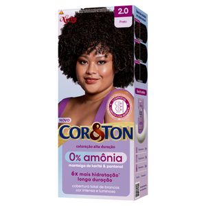 Coloração Creme Niely Cor&Ton 0% Amônia 2.0 Preto