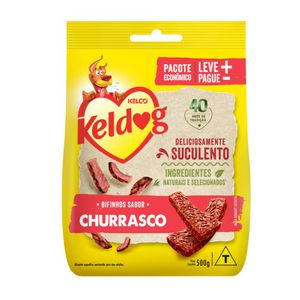 Bifinho p/ Cães Keldog Kelco Criadores Churrasco 500g Leve + Pague -