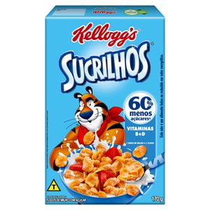 Cereal Matinal Kelloggs Sucrilhos 60% Menos Açúcar Original Caixa 170g