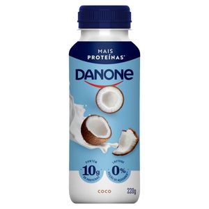 Iogurte Desnatado Danone 10g de Proteínas 0% Lactose s/ Açúcar Coco 220g