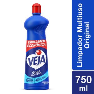 Limpador Veja Gold Multiuso Original Squeeze 750ml Embalagem Econômica