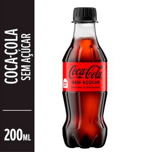 Refrigerante Coca-Cola Zero Pet 200ml