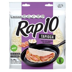 Pão Tortilha Rap10 Tapioca 198g