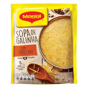 Sopa de Galinha c/ Fidelini Maggi Pacote 60g