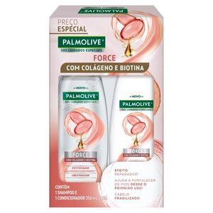 Kit Shampoo + Condicionador Palmolive SOS Cuidados Especiais Force 350ml Cada