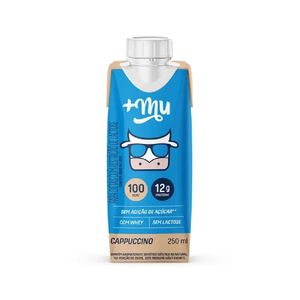 Bebida Láctea +Mu c/ Whey Sem Adição Açúcar Sem Lactose Cappuccino 250ml