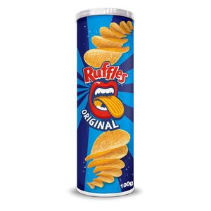 Batata Frita Ondulada Elma Chips Ruffles Tubo Original 100g