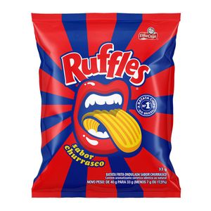 Batata Frita Ondulada Elma Chips Ruffles Churrasco 33g