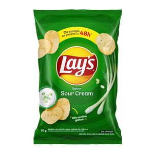 Batata Frita Lisa Lays Sour Cream 70g