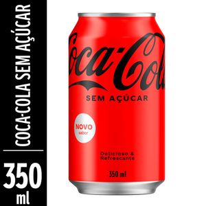Refrigerante Coca-Cola s/ Açúcar Lata 350ml