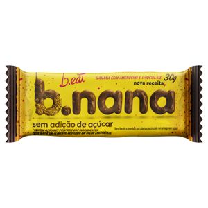 Barra de Frutas B.Eat B.Nana s/ Açúcar Amendoim c/ Chocolate 30g