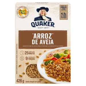 Arroz de Aveia Quaker Graos Integral Caixa 426g