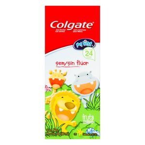 Creme Dental Colgate Baby Meus Primeiros Dentinhos 50g, Gel Dental Sem Flúor, Sabor Fruta Suave