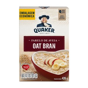 Farelo de Aveia Quaker Oat Bran 426g Embalagem Econômica