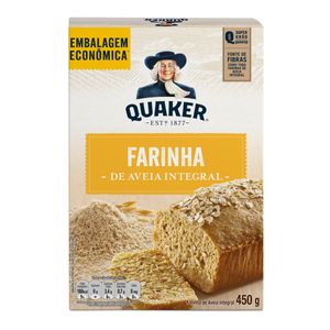 Farinha de Aveia Quaker Caixa 450g Embalagem Econômica