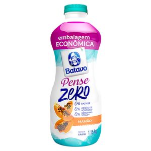 Iogurte Desnatado Batavo Pense Zero 0% Lactose Mamão 1.15Kg EmbalagemEconômica