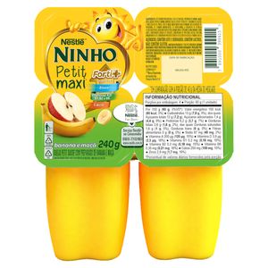 Petit Suisse Ninho Banana e Maçã 240g