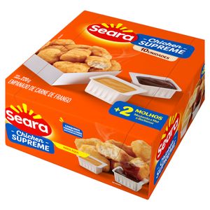 Empanado de Frango Seara Chicken Supreme Caixa 220g c/ 10 Unid