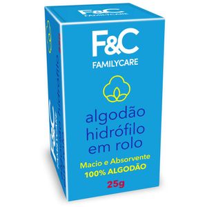 Algodão Hidrófilo Family Care Caixa 25g