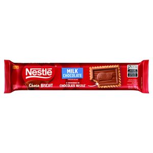 Biscoito Maisena Nestlé Choco Biscuit Chocolate ao Leite Pacote 78g