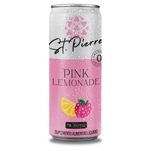 Suplemento Alimentar Líquido St. Pierre Zero Açúcar Pink Lemonade Lata 310ml