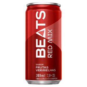 Bebida Mista Alcoólica Gaseificada Skol Beats Red Mix Lata 269ml