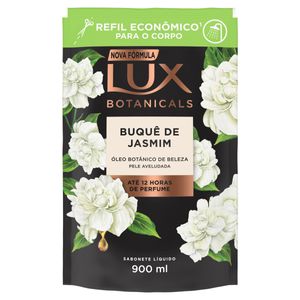 Sabonete Líquido Lux Botanicals Buquê de Jasmim Sachê 900ml Refil Econômico
